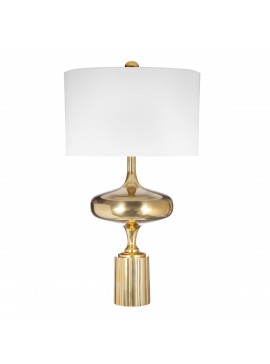 Artekko Finix Χρυσό Μεταλλικό Επιτραπέζιο Φωτιστικό (45.7x45.7x85)cm Artekko 84759CE-GOLD