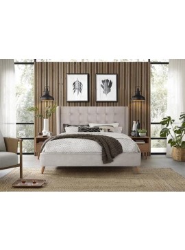 ESTELLA  160 cm bed beige DIOMMI-60-28978