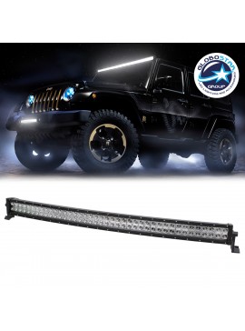 85472 GloboStar®  85472 PRO Series Μπάρα Καμπυλωτή - Curved για Αυτοκίνητα & Φορτηγά LED CREE XBD 240W 24000lm DC 10-30V Αδιάβροχη IP65 Ψυχρό Λευκό 6000K