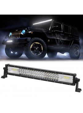 85482 GloboStar®  85482 PRO Series Μπάρα Ίσια - Straight TRI-ROW 7D για Αυτοκίνητα & Φορτηγά LED CREE XBD 270W 27000lm 15° & 60° DC 10-30V Αδιάβροχη IP65 Ψυχρό Λευκό 6000K