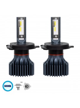 85630 GloboStar®  85630 H4 S1 Line KIT Βασικού Φωτισμού Αυτοκινήτου & Φορτηγού 3nd Generation Can-Bus Series LED CREE CXB 150W 21000lm DC 9-32V Αδιάβροχο IP66 Ψυχρό Λευκό 6000K