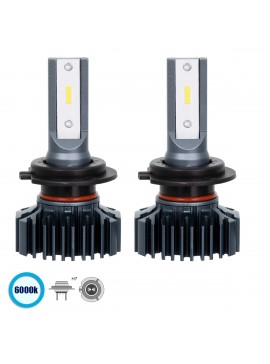 85631 GloboStar®  85631 H7 S1 Line KIT Βασικού Φωτισμού Αυτοκινήτου & Φορτηγού 3nd Generation Can-Bus Series LED CREE CXB 100W 14000lm DC 9-32V Αδιάβροχο IP66 Ψυχρό Λευκό 6000K