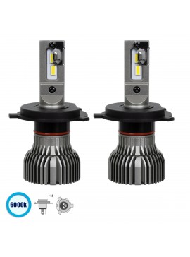 85642 GloboStar®  85642 H4 E30 Line KIT Βασικού Φωτισμού Αυτοκινήτου & Φορτηγού 3nd Generation Can-Bus Series LED CREE CXB 150W 21000lm DC 9-32V Αδιάβροχο IP66 Ψυχρό Λευκό 6000K