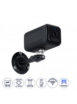 86019 GloboStar®  86019 Επαναφορτιζόμενη Επιτραπέζια/Τοίχου IP Camera 1080P WiFi 75° Μοιρών - 6200mAh - Νυχτερινή Όραση με LED IR - Διπλή Κατέυθυνση Ομιλίας - Ανιχνευτή Κίνησης - Νυχτερινή Λήψη - Θέση SD Κάρτας Max 128GB - 25 Μέρες Stand By