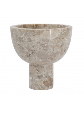 Artekko Marble Μπεζ Μαρμάρινο Μπολ (15x15x15)cm Artekko 86456
