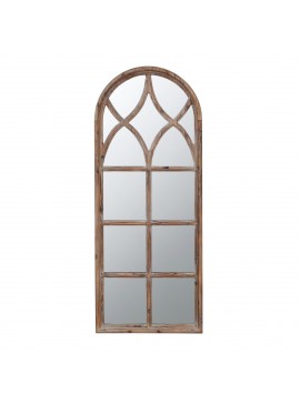 Artekko Mirror Καφέ Ξύλινος Επιδαπέδιος Καθρέπτης (60x5x148)cm Artekko 86652-DS