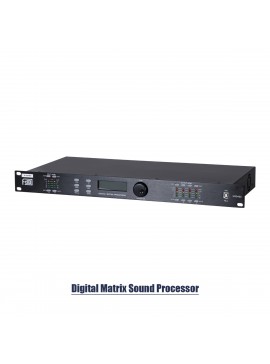 98020 GloboStar®  FDB US2403 98020 Audio Processor - Επαγγελματικός Επεξεργαστής Ήχου 2in & 4out - 32-bit DSP SHARC Processor - Frequency Response 20Hz-20Khz DR115DBu - AC 220V/50-60Hz - IP20 - Μαύρο - Μ48.2 x Π20.5 x Υ4.4cm