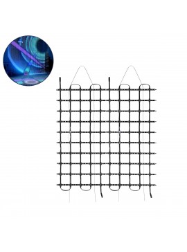 90141 GloboStar®  90141 Digital Pixel Addressable Facade Soft Net Panel - Ψηφιακό Εύκαμπτο Δίχτυ Πάνελ Πρόσοψης Κτιρίων LED SMD 3535 75W/m2 100LED/m2 100PIXEL/m2 SPI/TTL Protocol IC UCS512B 4500lm/m2 120° DC 12V IP67 RGB - Μαύρο Σώμα - Μ100 x Π100 x Υ1.7c