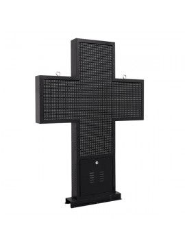 90142 GloboStar®  90142 Digital Pixel Addressable Facade Soft Net Panel - Ψηφιακό Εύκαμπτο Δίχτυ Πάνελ Πρόσοψης Κτιρίων LED SMD 3535 192W/m2 256LED/m2 256PIXEL/m2 SPI/TTL Protocol IC UCS512B 11520lm/m2 120° DC 12V IP67 RGB - Μαύρο Σώμα - Μ100 x Π100 x Υ1.