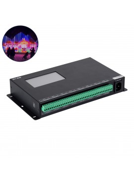 90147 GloboStar®  90147 SEEKWAY SY-418 - Professional Master Controller - Full Colour LED Digital SPI Pixel Control System - Controller για Ψηφιακά Προϊόντα LED Digital Pixel TTL & DMX512 - Single Colour & RGB & RGBW - Synchronous & Asynchronous - 3 Χρόνι