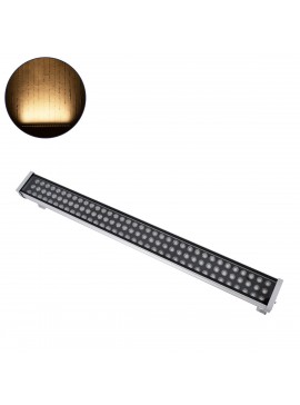 90217 GloboStar® GLOBOSTAR® WASHERGAIA 90217 Μπάρα Φωτισμού Wall Washer LED 216W 23760lm 10° DC 24V Αδιάβροχο IP67 Θερμό Λευκό 2700K Dimmable - Bridgelux SMD Chip - Ασημί - Μ100 x Π10.2 x Υ9.5cm - 3 Χρόνια Εγγύηση