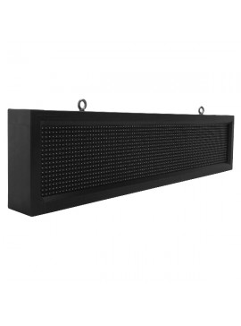 90250 GloboStar® GLOBOSTAR®DISPLAY 90250 Κυλιόμενη Ψηφιακή Επιγραφή P10 Μονής Όψης LED AC 220-240V Αδιάβροχο IP65 Ψυχρό Λευκό 6000K - WiFi Control μέσω FK APP - Αισθητήρας Θερμοκρασίας & Υγρασίας - Μ104 x Π9 x Υ24cm - 2 Χρόνια Εγγύηση