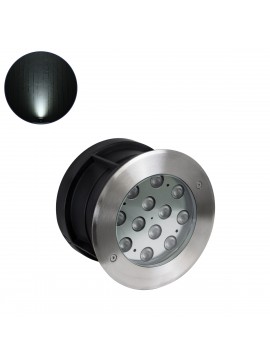 90421 GloboStar® GLOBOSTAR® UNDERWATER-TUNI 90421 Υποβρύχιο Χωνευτό Σποτ για Σιντριβάνια/Πισίνες LED 12W 1200lm 30° DC 24V Αδιάβροχο IP68 Ψυχρό Λευκό 6000K Dimmable - Ανοξείδωτο Ατσάλι 304 - Φ18 x Υ11cm - Q17.5 - 3 Χρόνια Εγγύηση