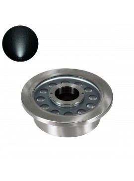 90439 GloboStar®  UNDERWATER-DENIS 90439 Υποβρύχιο Χωνευτό Φωτιστικό Σποτ Ειδικό για Σιντριβάνια - Πισίνες - Τζακούζι LED 12W 1200lm 30° DC 24V Αδιάβροχο IP68 Φ19.5 x Υ7.5cm Ψυχρό Λευκό 6000K - Ανοξείδωτο Ατσάλι SS304 - 3 Years Warranty