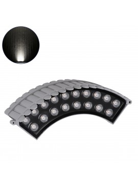 90691 GloboStar® GLOBOSTAR® TREEJINA 90691 Κυρτή Μπάρα Φωτισμού Wall Washer για Φυτά - Δέντρα LED 18W 1710lm 10° DC 24V Αδιάβροχο IP67 Φυσικό Λευκό 4500K Dimmable - Bridgelux SMD Chip - Γκρι Ανθρακί - Μ29 x Π11 x Υ10.5cm - 3 Χρόνια Εγγύηση