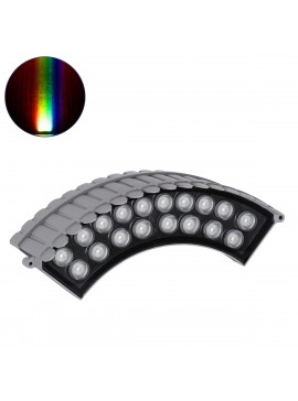 90692 GloboStar® GLOBOSTAR® TREELIGHT-JINA 90692 Κυρτή Μπάρα Φωτισμού Wall Washer για Φυτά - Δέντρα LED 18W 1530lm 10° DC 24V Αδιάβροχο IP67 RGBW DMX512 Dimmable - Γκρι Ανθρακί - Μ29 x Π11 x Υ10.5cm - 3 Χρόνια Εγγύηση
