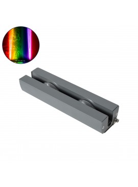 90721 GloboStar® GLOBOSTAR® WINDOWARTE 90721 Φωτιστικό Ανάδειξης Παραθύρων LED 18W 1440lm 8°x180° DC 24V Αδιάβροχο IP67 Πολύχρωμο RGBW Dimmable DMX512 - CREE XPE Chip - Γκρι Ανθρακί - Μ25 x Π7 x Υ4.5cm - 3 Χρόνια Εγγύηση