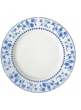 Artekko Fehluar Πιάτο Φαγητού με Μπλέ Λουλούδια Πορσελάνης (27x27x2)cm Artekko 910-1106