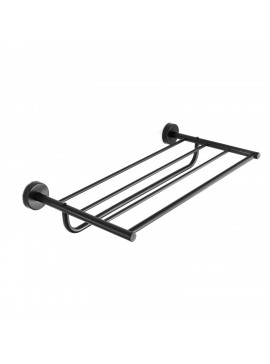 KARAG  UNO Ραφιέρα πετσετών UNO 9626 55 Μαύρη ματ KARAG 60cm KARAG-3800201583114