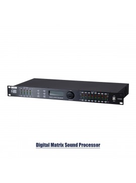 98021 GloboStar®  FDB US4803 98021 Audio Processor - Επαγγελματικός Επεξεργαστής Ήχου 4in & 8out - 32-bit DSP SHARC Processor - Frequency Response 20Hz-20Khz DR115DBu - AC 220V/50-60Hz - IP20 - Μαύρο - Μ48.2 x Π20.5 x Υ4.4cm