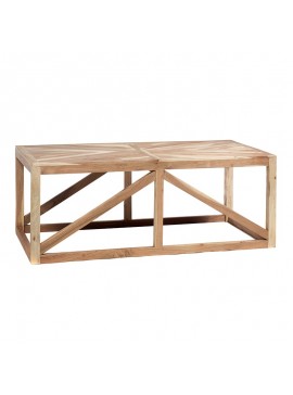 Τραπέζι σαλονιού ξύλινο Mήκος 120 Πλάτος 60 Ύψος 46 Artekko 995-0294