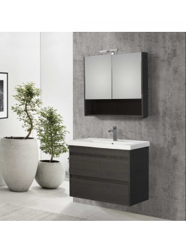 Σετ Έπιπλο Μπάνιου SOFT GREY 100 (Anthracite) 9SSO100AO0 Πάγκος 97X45X60  9SSO100AO0