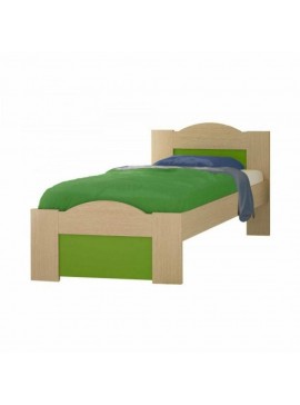 SARFURNITURE Κρεβάτι παιδικό  Κύμα  λαχανί (Διαστάσεις στρώματος: 90x190) SAR-111404