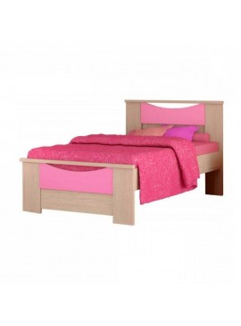 SARFURNITURE Κρεβάτι παιδικό  Χαμόγελο  ροζ (Διαστάσεις στρώματος: 90x190) SAR-111491