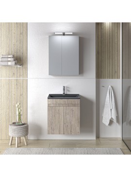 ΣΕΤ ΕΠΙΠΛΟΥ OMEGA 50cm χρ. (W.BL) BEIGE OAK 9SOM050BOBW