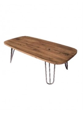 SARFURNITURE Τραπεζάκι σαλονιού  Κίσσαβος  καρυδί SAR-112155