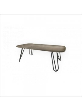 SARFURNITURE Τραπεζάκι σαλονιού  Κίσσαβος  σταχτί SAR-112165