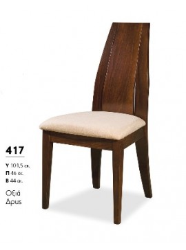 ΒΙΟΤΡΑΠ Καρέκλα ξύλινη 417 Βιοτράπ Οξυά LETO-XLS42-4
