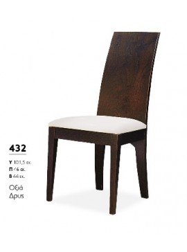 ΒΙΟΤΡΑΠ Καρέκλα ξύλινη 432 Βιοτράπ Οξυά LETO-XLS53-1