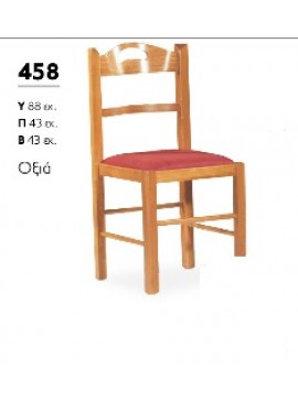 ΒΙΟΤΡΑΠ Καρέκλα ξύλινη 458 Βιοτράπ Οξυά LETO-XLS85-1
