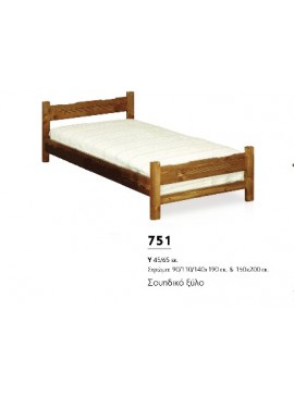ΒΙΟΤΡΑΠ Παιδικό κρεβάτι 751 Βιοτράπ 110Χ200 LETO-NGK16-1
