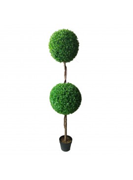 Supergreens Τεχνητό Φυτό Πύξος Διπλός 150 εκ.Χρώμα Πράσινο Mήκος 40 Πλάτος 40 Υψος 150 SUPER-7740-6