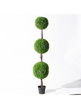 Supergreens Τεχνητό Δέντρο Πυξάρι Τριπλό 180 εκ.Χρώμα Πράσινο Mήκος  Πλάτος  Υψος 180 SUPER-6680-6
