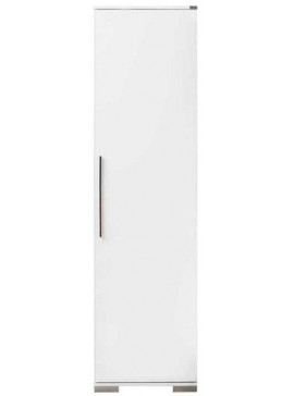 Lh-homefurniture Ντουλάπα Diamond Λευκό+Λευκό High Gloss  50x187x35 AD_ADR-408-PP-1