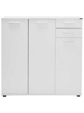 Lh-homefurniture Παπουτσοθήκη Antre Λευκή108x108x35cm AD_ADR-532-BB-1