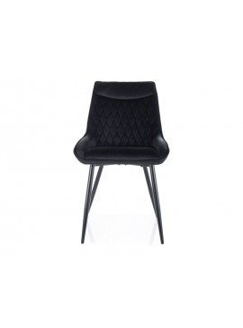 KRZESŁO AGAT VELVET CZARNY STELAŻ/CZARNY BLUVEL 19 DIOMMI-80-3500