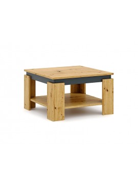 ŁAWA AGAVA DĄB ARTISAN / ANTRACYT 68X68 DIOMMI-80-3463
