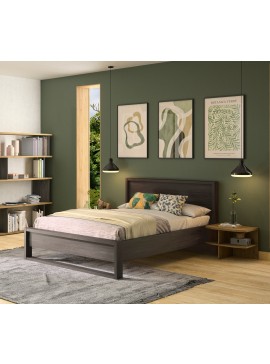 Insi Alana κρεβάτι διπλό 168x215x94εκ. ( για στρώμα 160x200εκ. ) Black thread  0041.GM60 