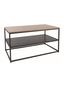 ŁAWA AMBER A DĄB/CZARNY 110X60 DIOMMI-80-2599