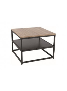 ŁAWA AMBER B DĄB/CZARNY 55X55 DIOMMI-80-2609
