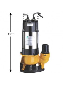 Αντλία Υποβρύχια Ακαθάρτων 2HP Ανοξείδωτη Με Μαντεμένιο Σώμα 380V SPV1500F 3" KIDO-
691/31