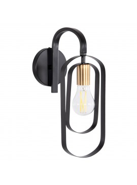 ΑΠΛΙΚΑ ΤΟΙΧΟΥ BIUT HM7443.11 ΜΕΤΑΛΛΟ ΣΕ ΜΑΥΡΟ--ΧΡΥΣΟ ΝΤΟΥΙ 16x19x38Υεκ.