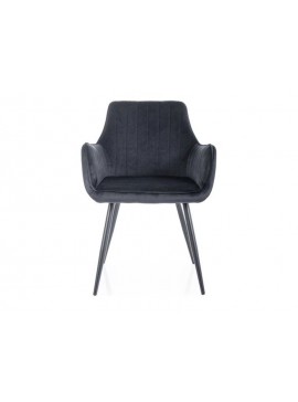 KRZESŁO APPLE VELVET CZARNY STELAŻ/CZARNY BLUVEL 19 DIOMMI-80-3480