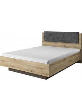  Lh-homefurniture   Κρεβάτι διπλό Arco Φυσικό με αποθηκευτικό χώρο για στρώμα 160x200  L_ARC_13