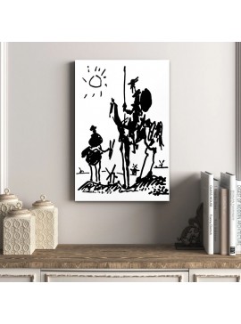 Πίνακας σε καμβά "Don Quixote" Megapap ψηφιακής εκτύπωσης 50x75x3εκ. 0222718