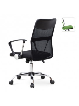 Καρέκλα γραφείου Franco Megapap με ύφασμα Mesh χρώμα μαύρο 59x57x95/105εκ. 0223108